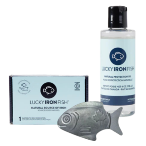 Lucky Iron Fish and Protection Oil Bundle